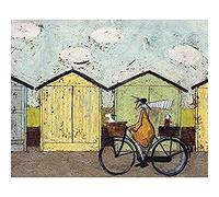 Sam Toft "Off For A Breakfast" Canvas Print, Cotton, Multi-Colour, 3.20 x 40.00 x 50.00 cm