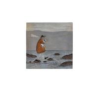 Sam Toft One Step At A Time Print (30cm x 30cm) (Grey/Brown)