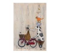 Sam Toft Pack In A Stack Print (40cm x 30cm) (Brown/Black/White)