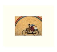 Sam Toft Somewhere Under A Rainbow Print in Yellow Sam Toft Yellow