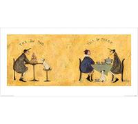 Sam Toft (Tea For Two Tea For Three 30 x 60cm Art Print