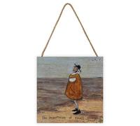 Sam Toft The Importance Of Small Things Wooden Plaque Brown/grey (One Size)