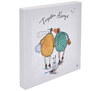 Sam Toft (Together Always Canvas Print 30x30cm, Multi, 30 x 30 x 3, 8 cm