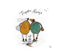 Sam Toft Together Always Print (40cm x 40cm) (White/Black/Yellow/Blue)
