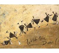 Sam Toft "Watch This, Doris!" Canvas Print, Cotton, Multi-Colour, 3.20 x 60.00 x 80.00 cm