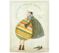 Sam Toft WDC45307 Remembering When We First Met Canvas Print, Multi-Colour, 60 x 80 cm