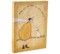 Sam Toft - WDC92772 - 'How Did We Get So Old, Doris?' Print on Canvas - 30x40cm, Silver