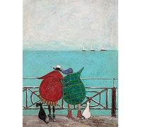 Sam Toft We Saw Three Ships Come Sailing By Canvas Print, Cotton, multicoloured, 60 x 80 cm