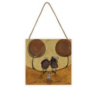 Sam Toft We Will Always Be Together Wooden Plaque Light Brown/dark Brown (One Size)