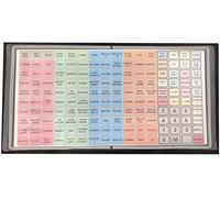 SAM4S ER-5200M, SPS-520FT, SPS-530FT / Flat Keyboard Cover Silicone Skin Cash Register Protective Wet Cover Overlay