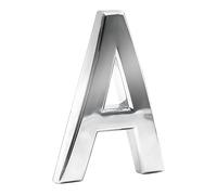 Samaly Door Numbers, 2.75 Inches Mailbox Numbers Waterproof, 3D Self Adhesive House Numbers DIY Chrome Polished Address Numbers Sign for House Mailbox Apartment Hotel Door Room, Silver