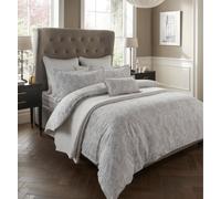 Samantha Faiers Home Darcy Floral Reversible King Size Duvet Cover Set With Pillowcases - Silver