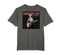 Samantha Fish - Kill Or Be Kind T-Shirt, Men's Big and Tall, Asphalt Grey, 4X Tall