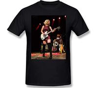 Samantha Fish Shirt Men Stylish Summer New Classic-Fit Graphic Novelty T Shirt Cotton Cool Tee Tops Black (X-Large)