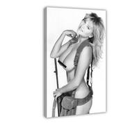 Samantha Fox 025 Canvas Poster Bedroom Decor Landscape Office Room Decor Gift Frame-style 12x18inch(30x45cm)