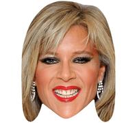 Samantha Fox (Smile) Celebrity Mask, Flat Card Face, Fancy Dress Mask