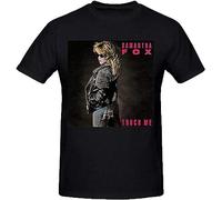Samantha Fox Touch Me Mens T-Shirt Vintage Gift Unisex Black Tee Size M