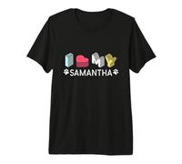 Samantha Personalized Dog Name Samantha Pet Lover Premium T-Shirt