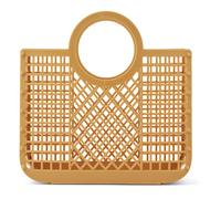Samantha Recycled Material Basket Yellow one size