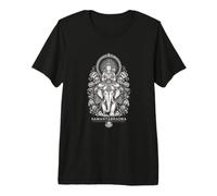 SamanthaBhadra Buddha Elephant Lotus Meditation Premium T-Shirt