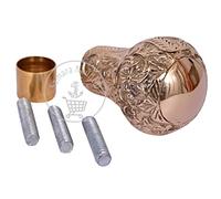 Samara Nautical Walking Stick Handle Handmade Walking Stick Canes Metal Knob Shape Golden Finish Decorative Classic Vintage Style Wooden Cane Accessories