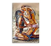 Samarel,Lesbian Kiss Panties Down Poster Decorative Painting Canvas Wall Posters And Art Picture Print Modern Family Bedroom Decor Posters 16x24inch(40x60cm)