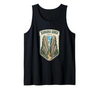 Samaria Gorge Crete Hiking Adventure Travel Tank Top