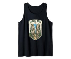Samaria Gorge Crete Hiking Adventure Travel Tank Top
