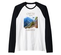Samaria Gorge Hiking Chania Crete Greek Island Crete Greece Raglan Baseball Tee