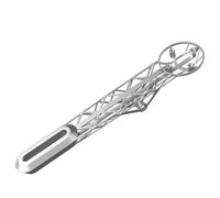 Samassi Universal Titanium Bike Computer Mount, 3D Printed Bicycle Computer Mount for Road Bikes Integrated Handlebar Compatible with Garmin, Wahoo, Bryton, Support GoPro and Headlight, Ultra-Light