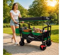 SAMAX Folding Garden Hand Cart Camping Cart Heavy Duty Festival Wagon Trolley