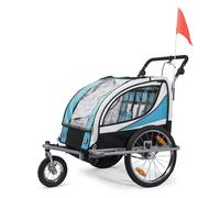 SAMAX Jogger Children Bike Trailer 2in1 Stroller Suspension Child Kids 360° New