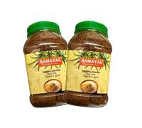 Samayal Jaggery Powder 1kg Natural and Pure Cane Jaggery Unrefined Sweetener for Healthy Cooking and Baking Ideal Substitute for White Sugar Traditional Gur Powder Pack of 2