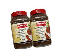 Samayal Palmyra Jaggery Powder Jar |300G | Natural Sweetener | No Preservatives Added | Jaggery Powder |Hand Crushed Gur Powder |Gluten Free | Indian Origin (Pack of 2)