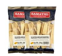 Samayal Sliced Pulucodiyal sticks, Sun-dried Palmyrah root, Snack made from palmyra palm tubers, Odiyal-200g (Pack of 2)