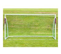 Samba 12x6ft Football Goal - All Weather uPVC Football Training Goal Posts - Portable Net Locking System Garden Versatile Sizes