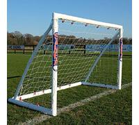 Samba 6 x 4ft Fun Football Goal with Locking System - Garden Goal Posts, Complete with Football Net, Clips and Pegs