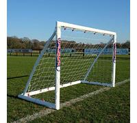 SAMBA garden football goal (choose your size), UK made, premium uPVC locking frame, all weather, extra thick net - 6ft x 4ft