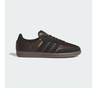 Adidas Originals - Skateboard shoes - Samba ADV Dark Brown/Core Black/Gum7 for Men - Size 10 UK Brown 10 UK