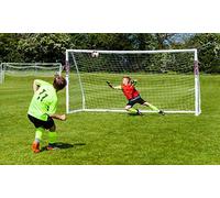 Samba Football Goal - All Weather uPVC Football Match Goal Posts - Portable Net Locking System Garden