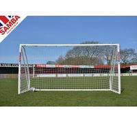 Samba Football Soccer Ultimate Match Goal 12ft x 6ft Heavy Duty, With Clips, Net & Anchors