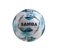 Samba Infiniti EDU Football - White/Blue Size 4 - PVC Training Ball Ideal for Schools & Education