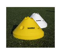 Samba Large Marker Cones 20-Pieces Set, White/Yellow