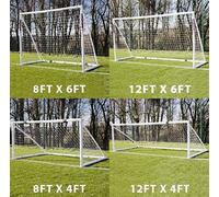 Samba Multi Size Folding Football Goal Post, 12 Feet Width x 6 Feet Height