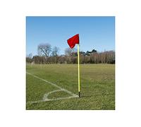 Samba Spring Loaded Corner Post 4-Piece Set with Bag, 159 cm Length x 25 mm Diameter, Yellow