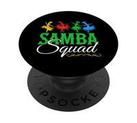 Samba Squad Brazilian Carnival Vibes Brasil Party PopSockets Adhesive PopGrip