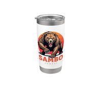 Sambo Bear Fighter Stainless Steel Insulated Tumbler