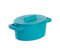 Sambonet Mini Oval Casserole Enamel Cast Iron Cocotte 13 X 10 cm
