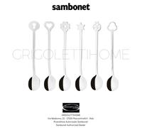 Sambonet - Party Items Portafortuna - Set Of 6 Teaspoons - 52550C51