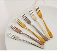 Sambonet - PVD Glossy Frame Mix - Set Of 6 Dessert Forks - Retailer
